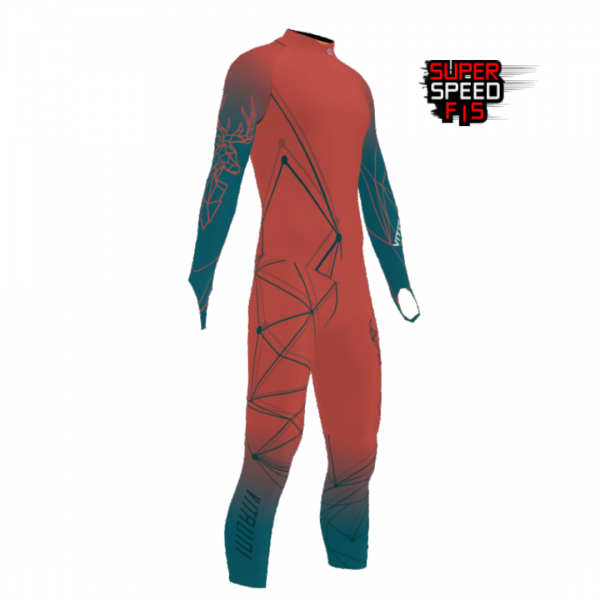 Combinaison FIS Geometric Red EB/VP38-GR